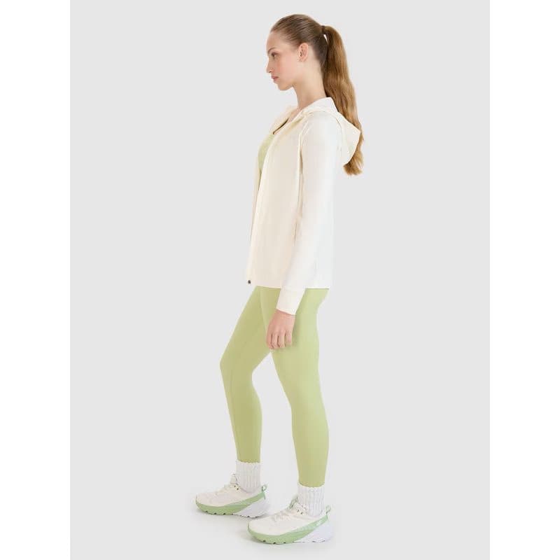 Dámska tréningová mikina so zipsom 4F SWEATSHIRT FNK F467-11S-OFF WHITE 6