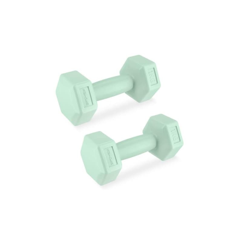 Set závažia SPOKEY MONSTER GREEN HEXA 2x 1 kg