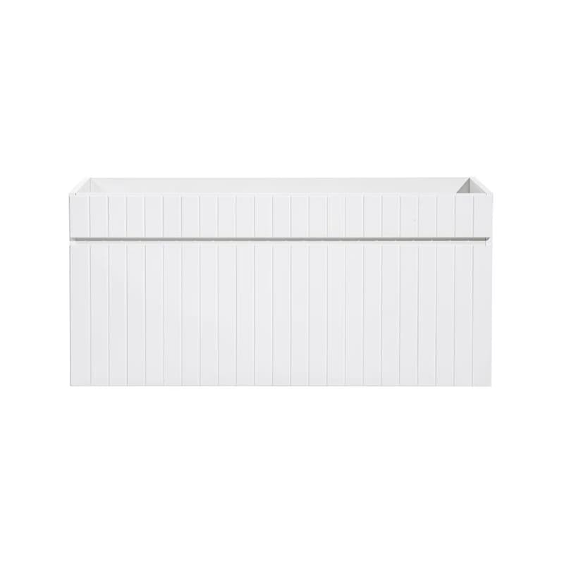 ArtCom Kúpeľňová skrinka s umývadlom a doskou ICONIC White DU100/1 | 100 cm 2