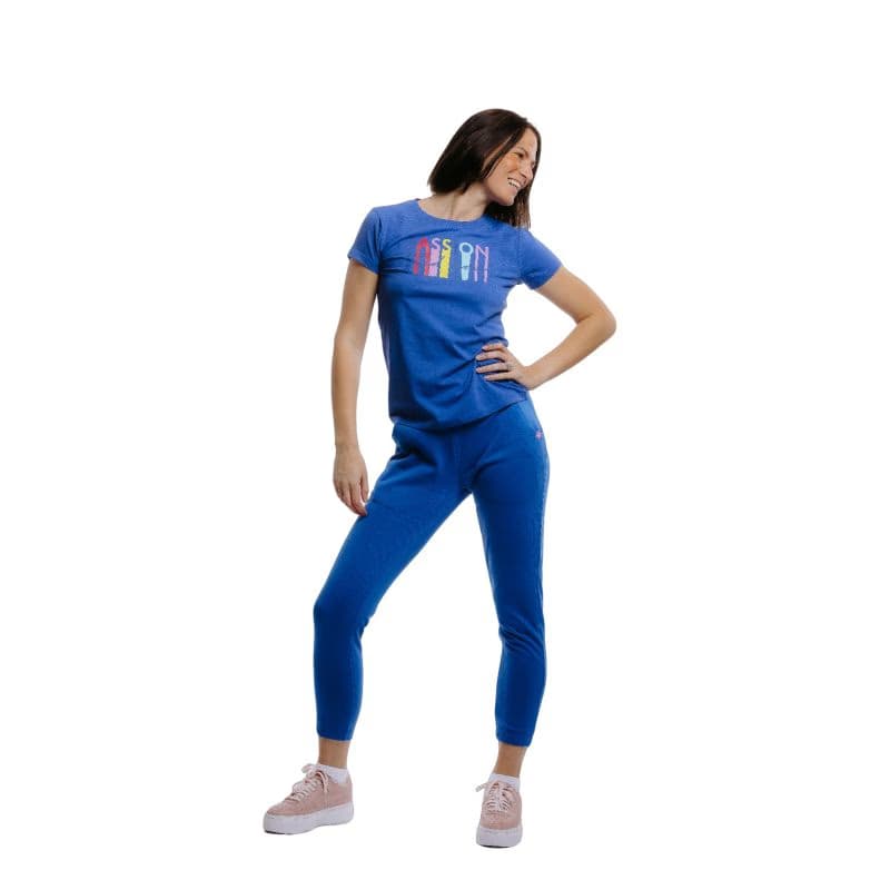 Dámske tričko s krátkym rukávom AUTHORITY T-PASSION W blue 2