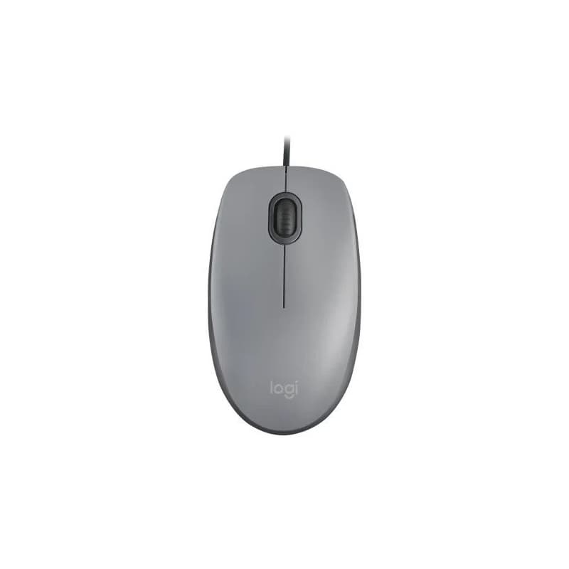 Logitech myš Corded M110 tichá, šedá, EMEA 1