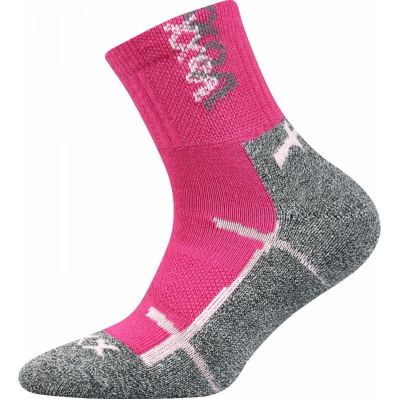 Dievčenské turistické ponožky VOXX 3 PACK-Wallík-Pink Blue 2