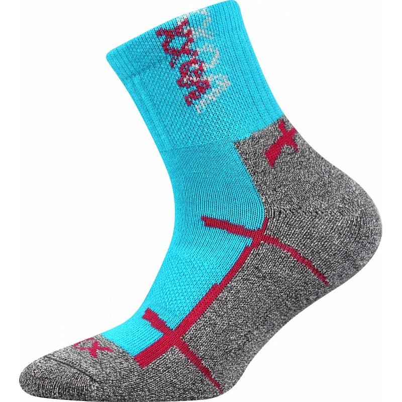 Dievčenské turistické ponožky VOXX 3 PACK-Wallík-Pink Blue 3