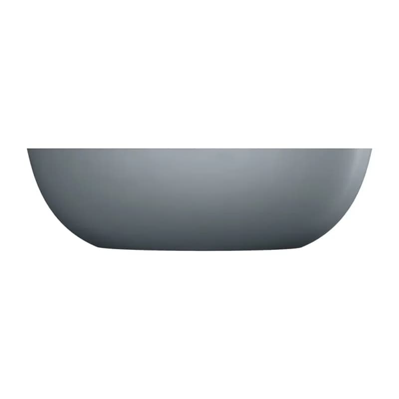 OMNIRES - SHELL M+ voľne stojaca vaňa, 175 x 78 cm, sivá/popol SHELL175WWAG 2