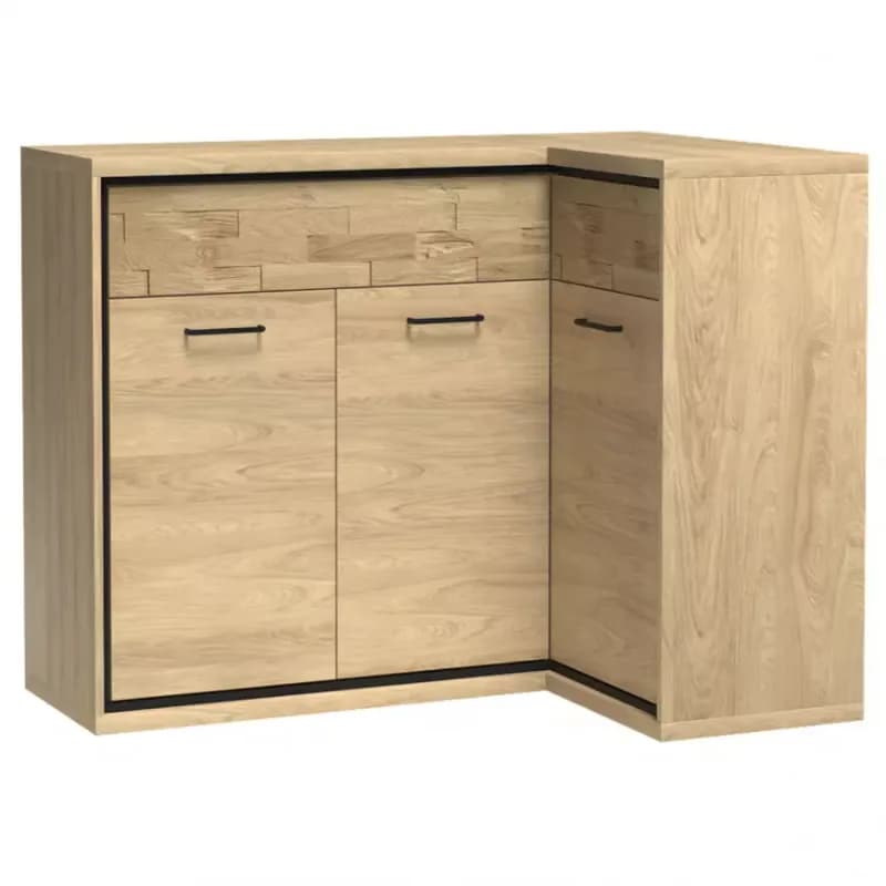 Komoda Rohová Doska M15 Mediolan Natural Hikora 1