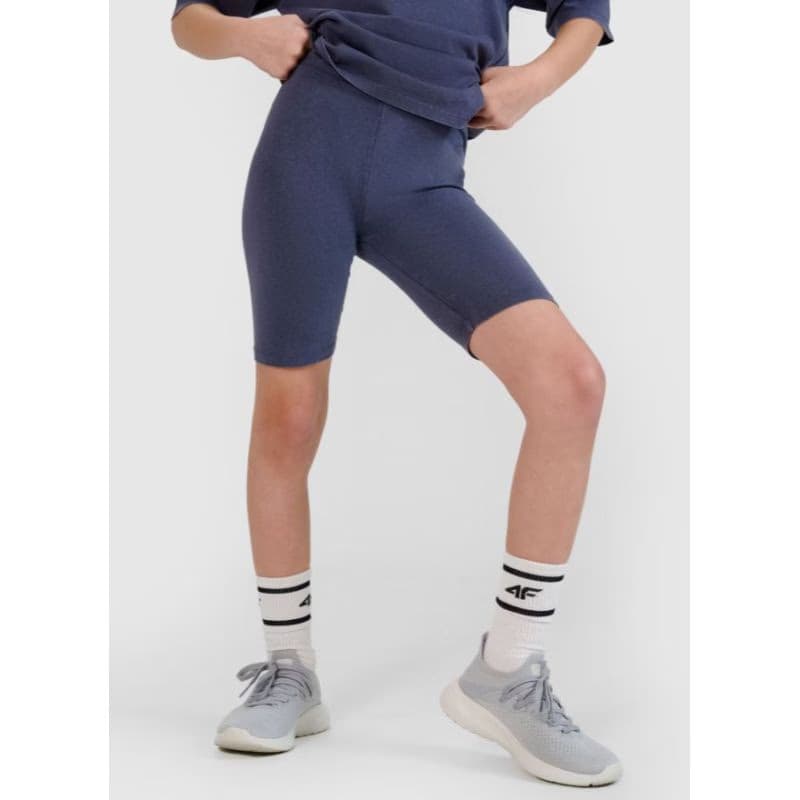 Dievčenské tréningové kraťasy 4F JUNIOR SHORT TIGHTS CAS F001-22S-ANTHRACITE 2