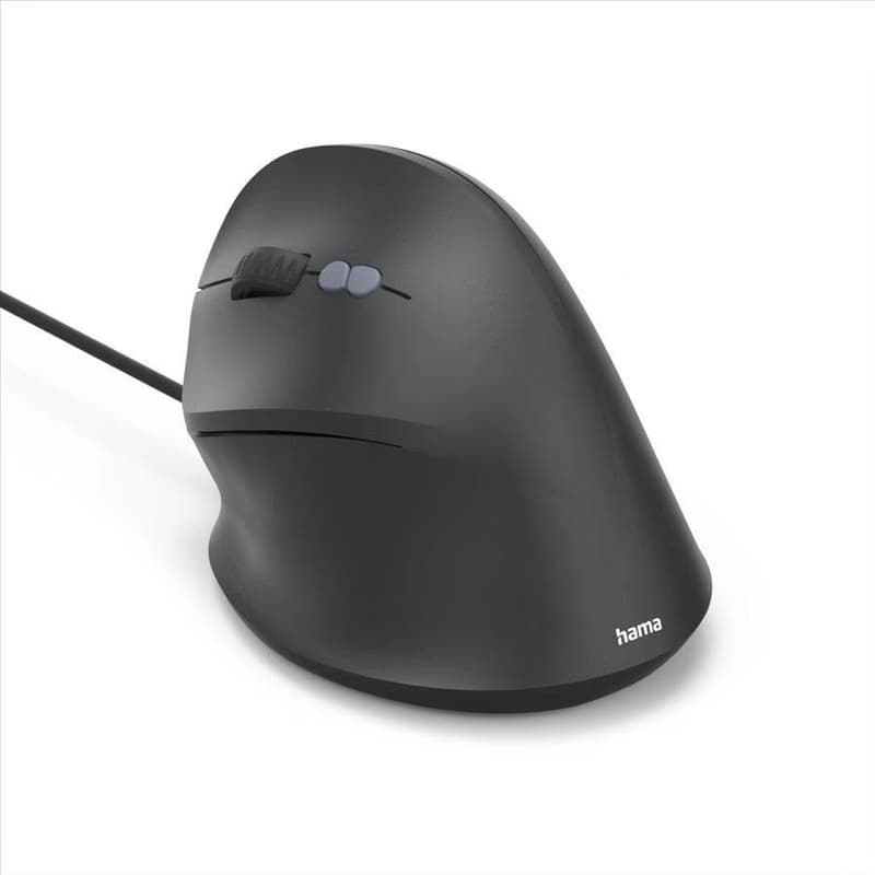 Hama vertikálna ergonomická káblová myš ECM-500L, pre ľavákov, čierna 3