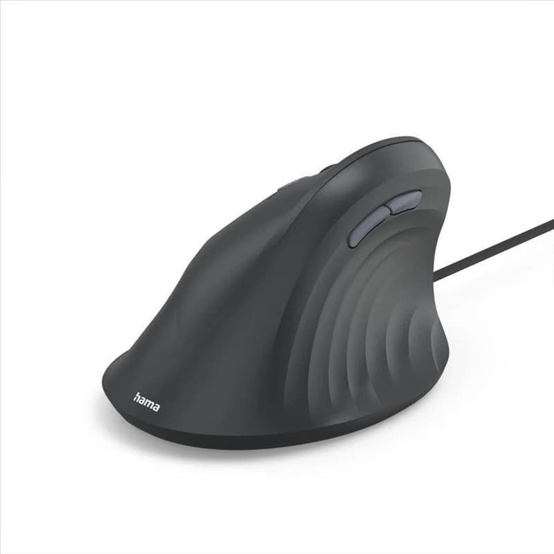 Hama vertikálna ergonomická káblová myš ECM-500L, pre ľavákov, čierna 4