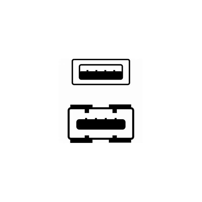 USB predlžovačka (2.0), USB A samec - USB A samica, 3m, čierna, DOPRODEJ 3