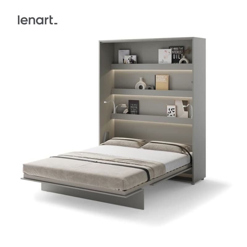 Dig-net nábytok Sklápacia posteľ Lenart BED CONCEPT BC-12 sivá | 160 x 200 cm 1