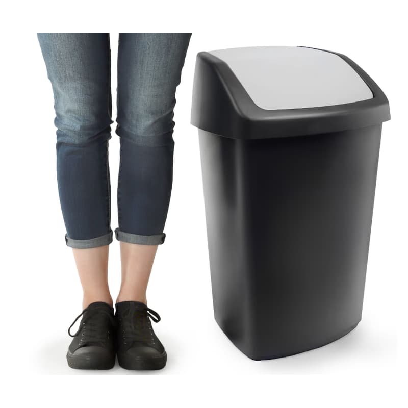 CURVER Odpadkový kôš SWING BIN 15L | čierny 6