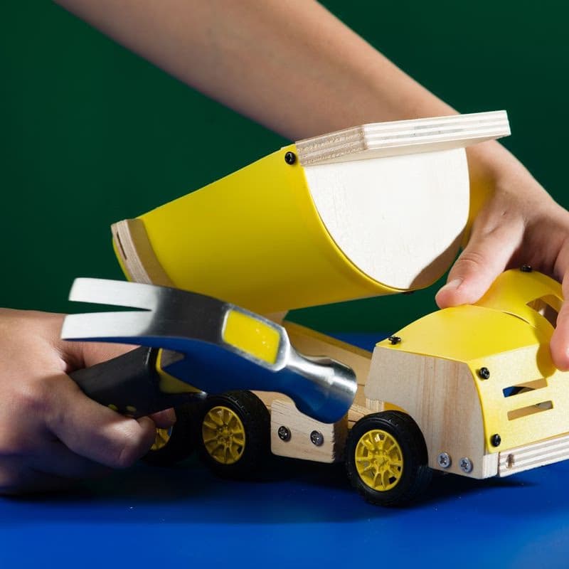 Stanley Jr. OK006-SY Stavebnice, nákladné auto, drevo 3