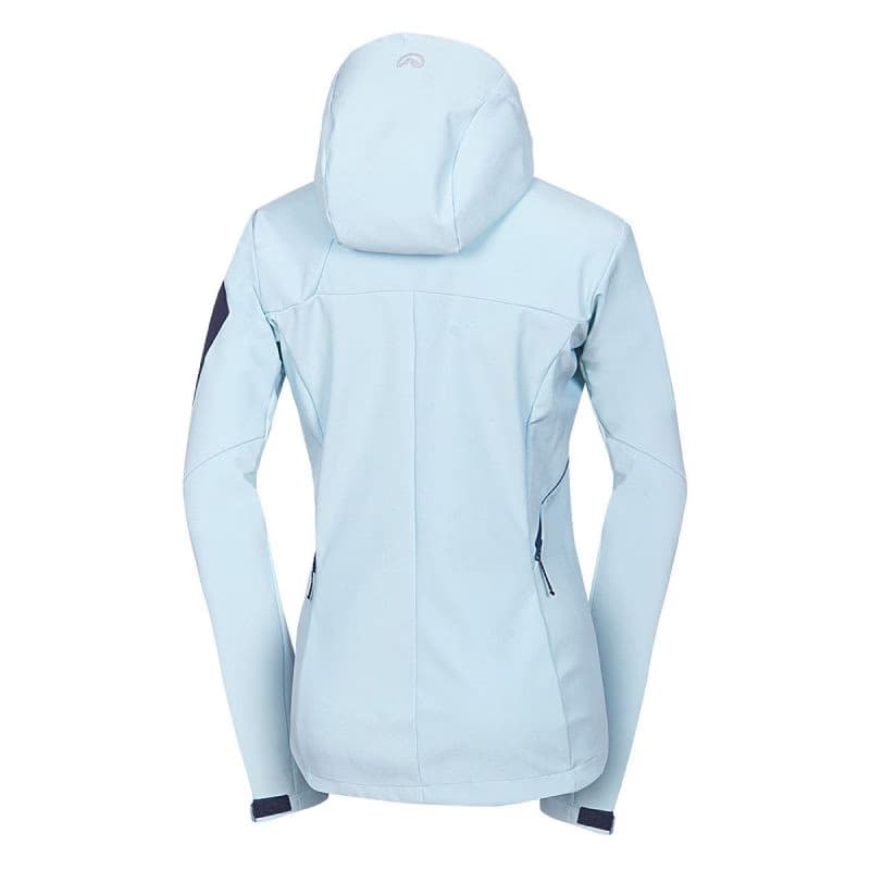 Dámska turistická softshellová bunda NORTHFINDER ANGIE-368skyblue 5