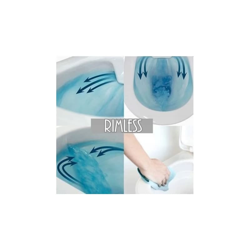 PRIM predstenový inštalačný systém bez tlačidla + WC MEXEN LENA ČERNÁ Rimless + SEDADLO PRIM_20/0026 X ME01 6