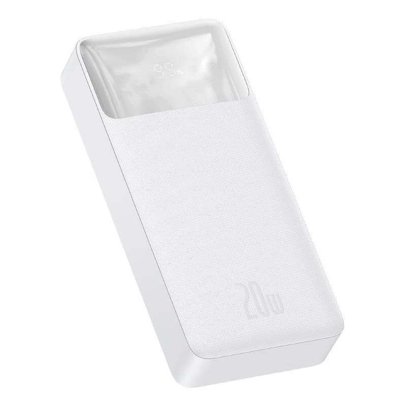 Baseus Bipow powerbanka s digitálnym displejom 20000mAh 20W biela 2