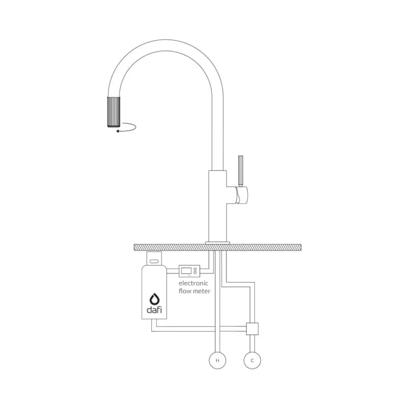 OMNIRES OMNIRES - SWITCH drezová batéria so sadou filtra D1, čierna mat SW9057-FD1BL 3