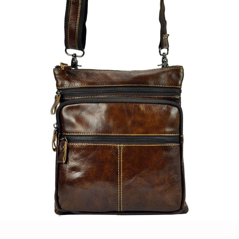 Kožená crossbody taška Giorgio BVV 90145 3