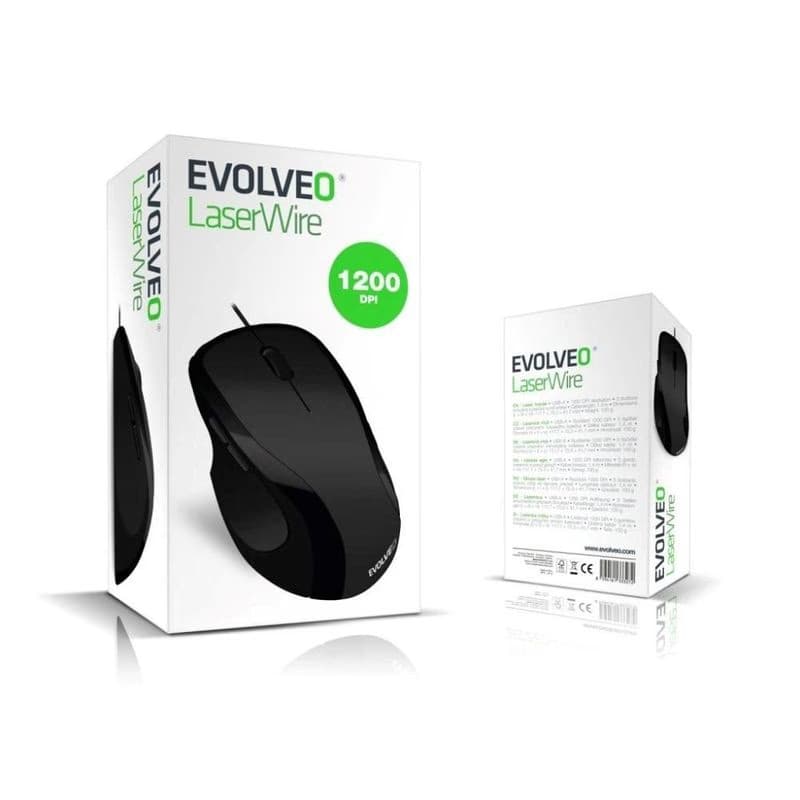EVOLVEO Laserwire ML-507B, laserová myš, USB 6