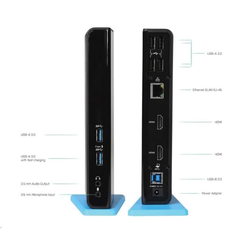 i-tec USB 3.0/USB-C Dual HDMI Docking Station 4