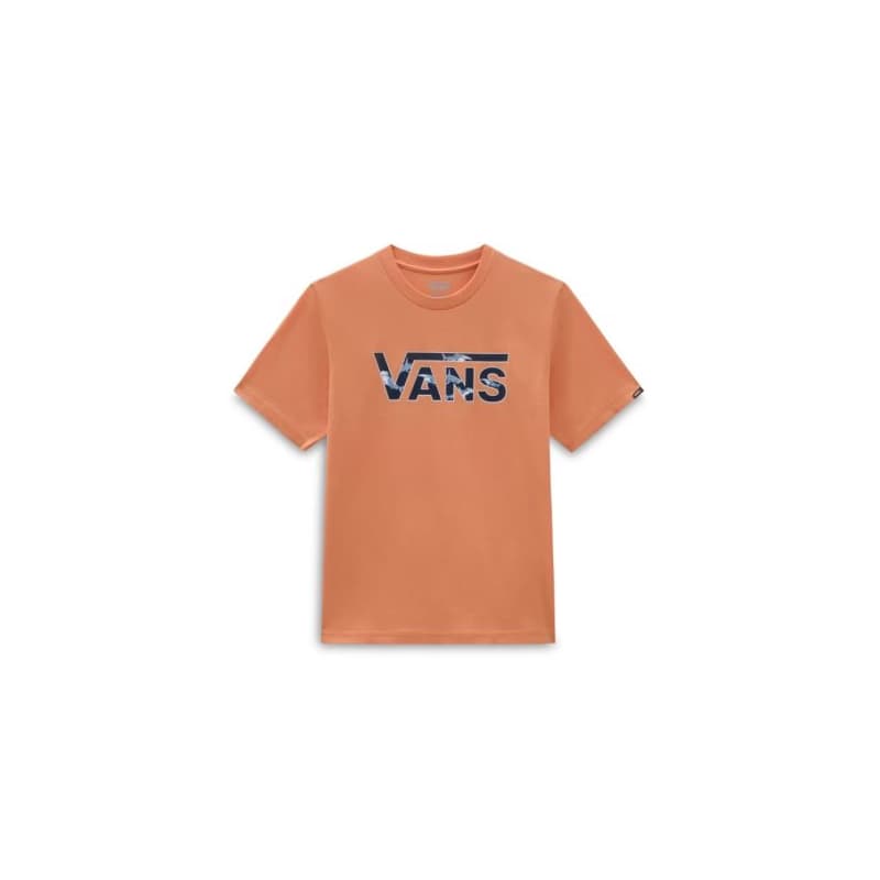Chlapčenské tričko s krátkym rukávom VANS CLASSIC LOGO FILL BOYS-COPPER TAN 1