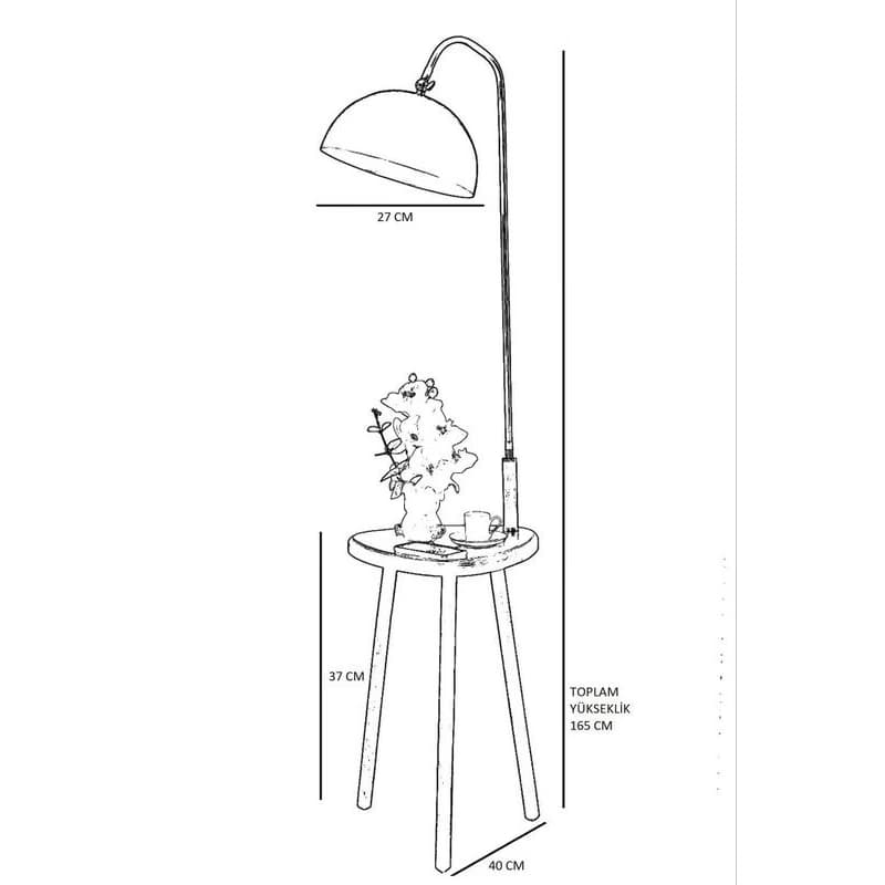Stojacia lampa 8272-1 3