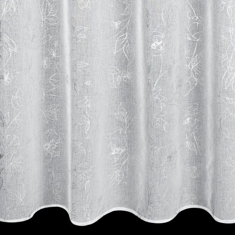 ArtFir Záclona BELLE K | biela/strieborná 140 x 250 cm 6