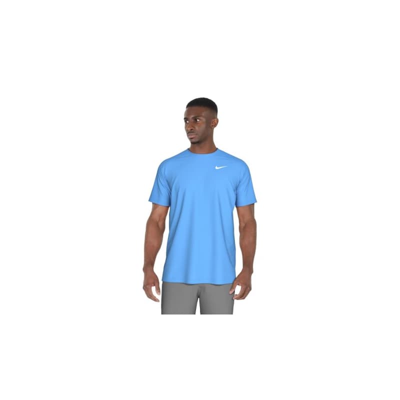 Pánske tréningové tričko s krátkym rukávom NIKE SWIM ESSENTIAL UNIVERSITY BLUE-UNIVERSITY BLUE