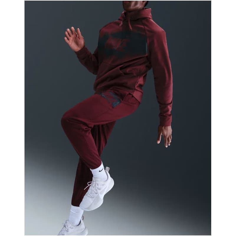 Pánske tepláky NIKE M NK TF FLEECE JOGGER GFX DARK TEAM RED 4