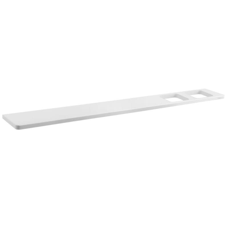 SAPHO - ABELINE polička Rockstone 800, 2 otvory, biela mat AB802-0101