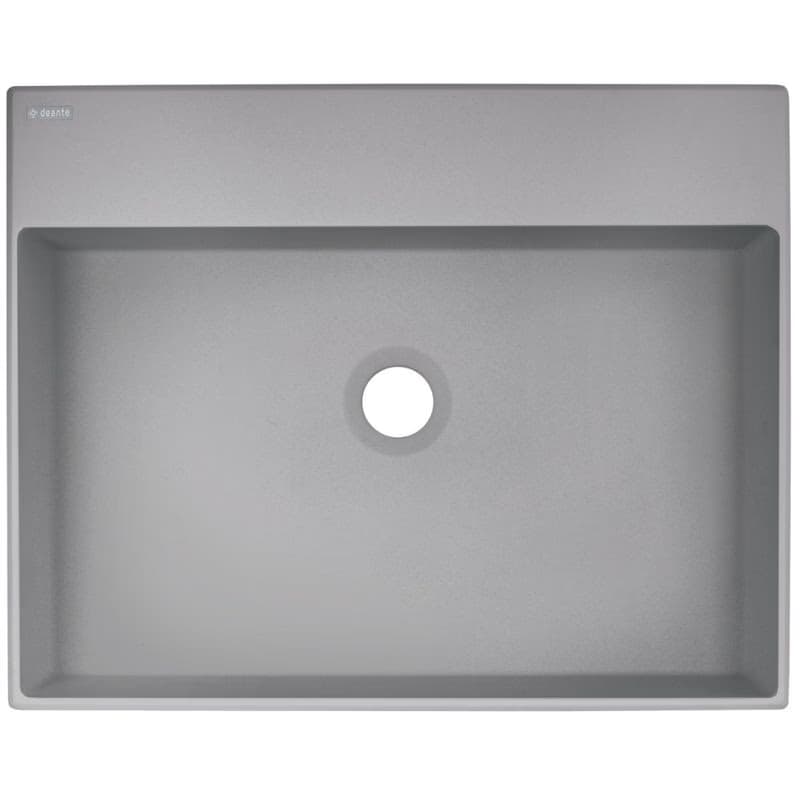 DEANTE - Correo metallic grey Granit umývadlo na dosku - 500x400 mm CQR_SU5S 2