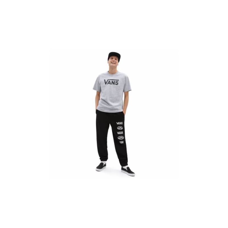 Pánske tričko s krátkym rukávom VANS CLASSIC-ATHLETIC HEATHER-BLACK