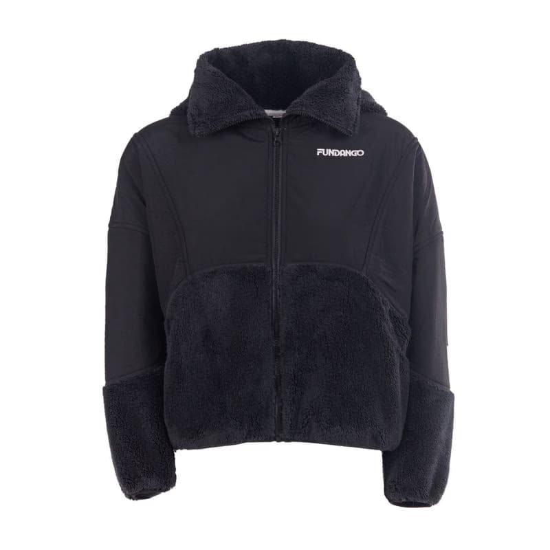 Dámska mikina so zipsom FUNDANGO Sansa Hybrid Jacket-780-antracit 5