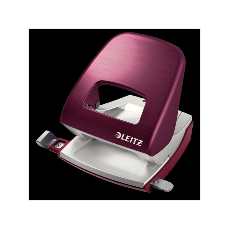 LEITZ Stolný dierovač NeXXt STYLE 5006, granátovo červená