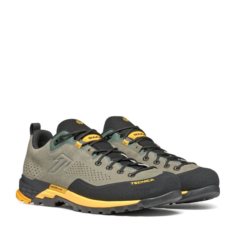 Pánska nízka turistická celokožená obuv TECNICA Sulfur GTX Ms, medium green yellow 4
