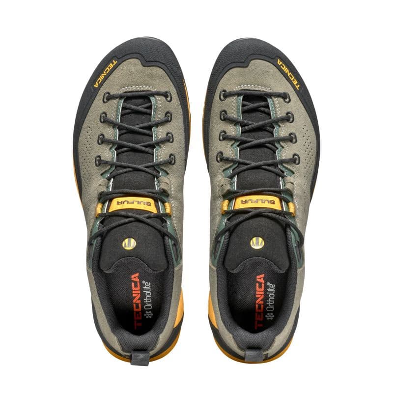 Pánska nízka turistická celokožená obuv TECNICA Sulfur GTX Ms, medium green yellow 5