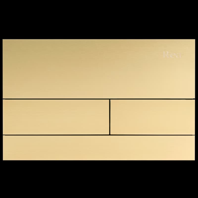 REA/S - Podomietkový WC systém K011A-Q + tlačidlá T Brush Gold KPL-E0055 4