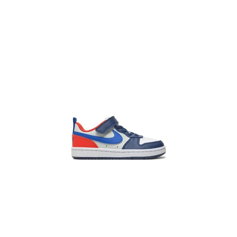 Chlapčenská rekreačná obuv NIKE Court Borough Low Recraft midnight navy hyper royal orange 1