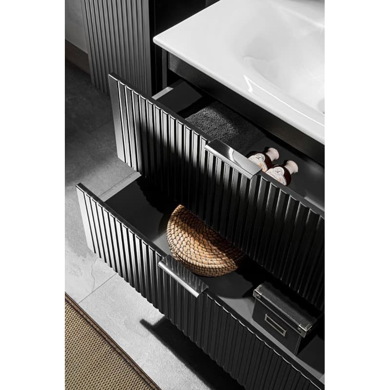 ArtCom Skrinka pod umývadlo ADEL Black 82-80 | 80 cm 6