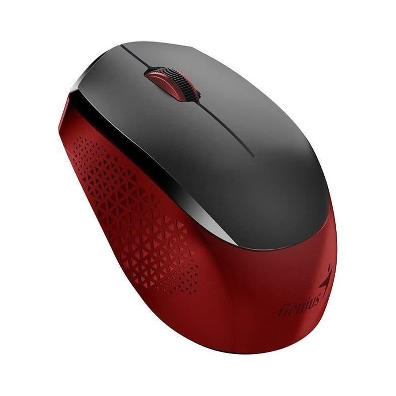 GENIUS myš NX-8000S/ 1600 dpi/ bezdrôtová/ tichá/ čiernočervená