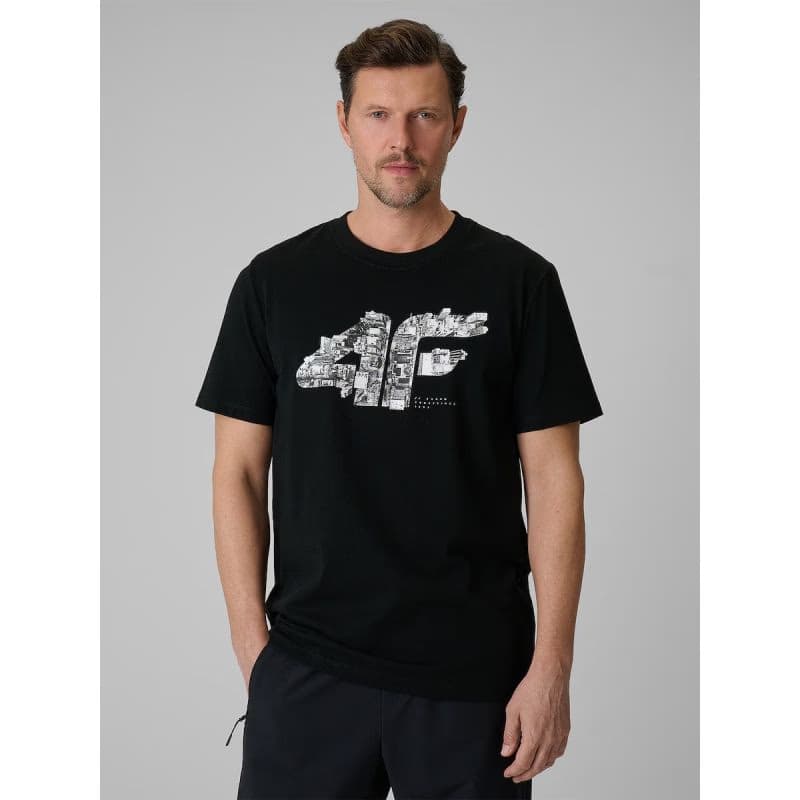 Pánske tričko s krátkym rukávom 4F TSHIRT M2659-20S-DEEP BLACK 2