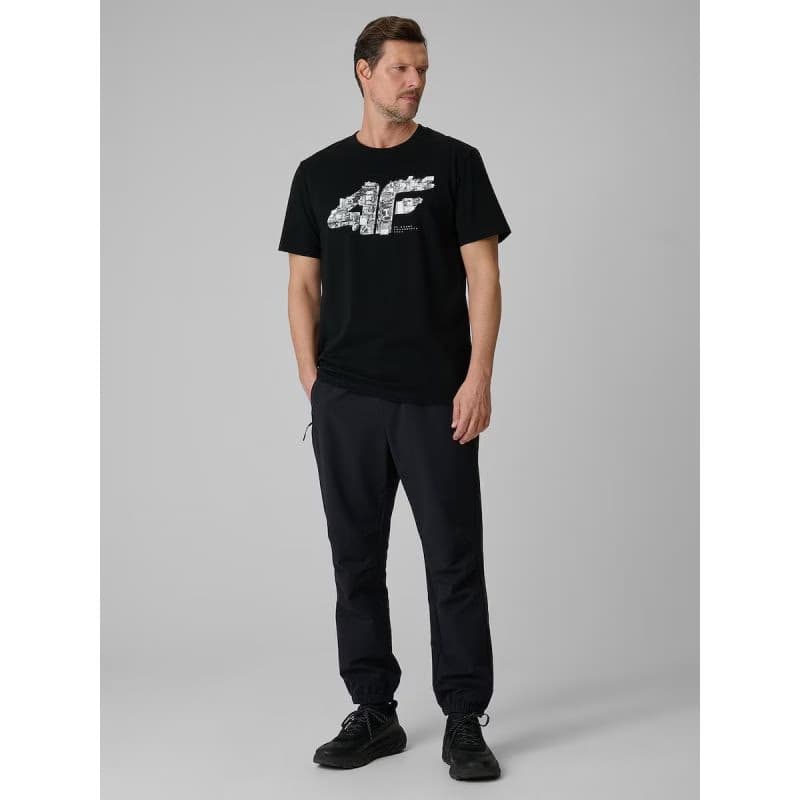 Pánske tričko s krátkym rukávom 4F TSHIRT M2659-20S-DEEP BLACK 5