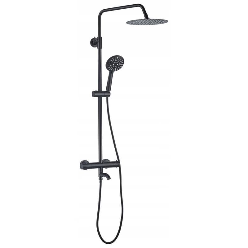 REA REA - Sprchový set s batériou 150mm Lungo čierny REA-P4113 5