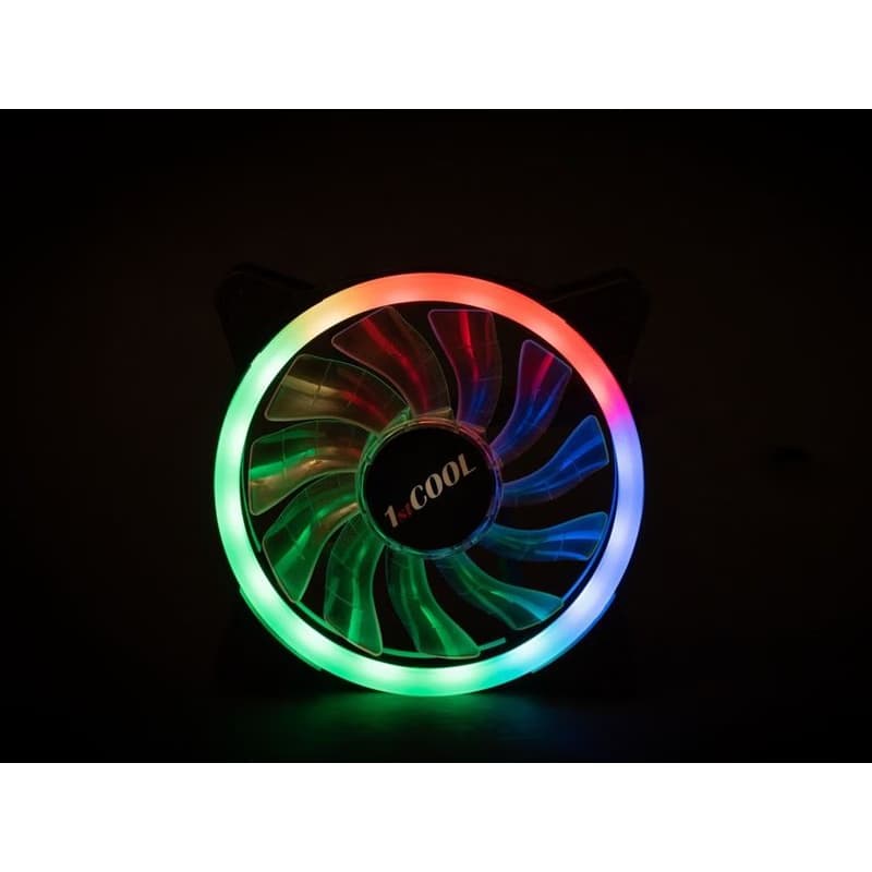 1stCOOL Fan AURA EVO Dual Ring ARGB ventilátor 12cm 2