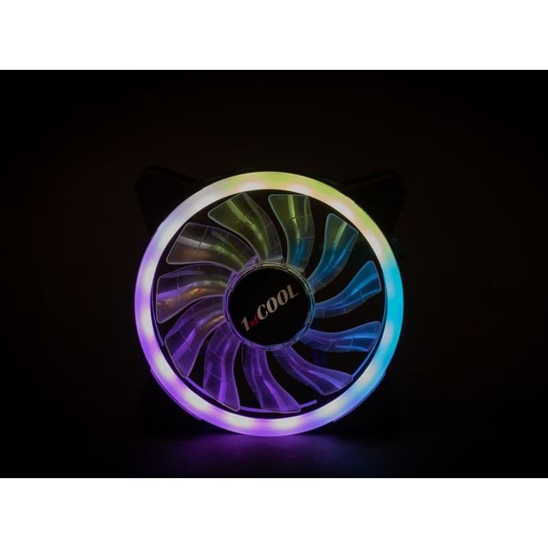 1stCOOL Fan AURA EVO Dual Ring ARGB ventilátor 12cm 3