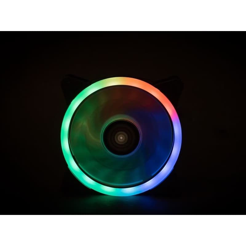 1stCOOL Fan AURA EVO Dual Ring ARGB ventilátor 12cm 4
