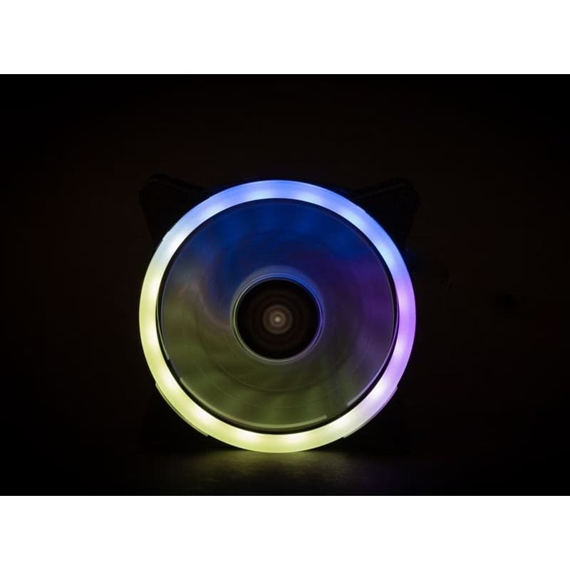 1stCOOL Fan AURA EVO Dual Ring ARGB ventilátor 12cm 6
