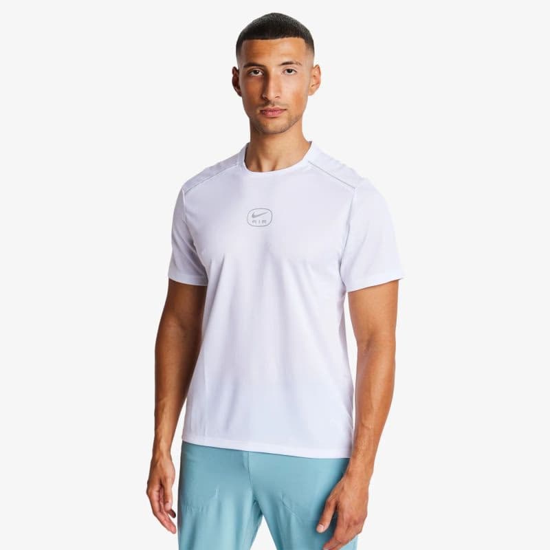 Pánske tréningové tričko s krátkym rukávom NIKE M NSW SW AIR RUN TEE-100 WHITE 2