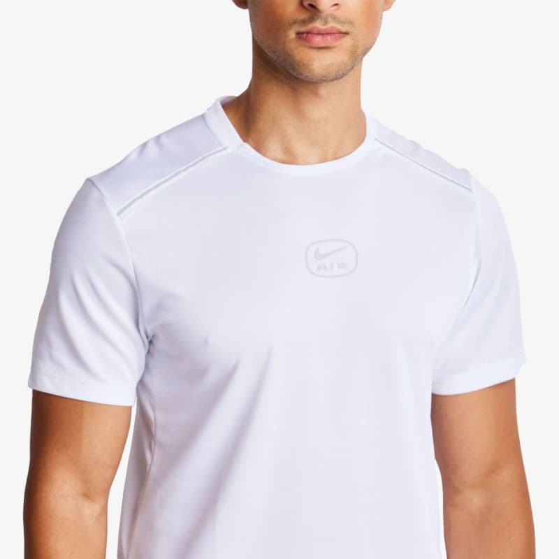 Pánske tréningové tričko s krátkym rukávom NIKE M NSW SW AIR RUN TEE-100 WHITE 5