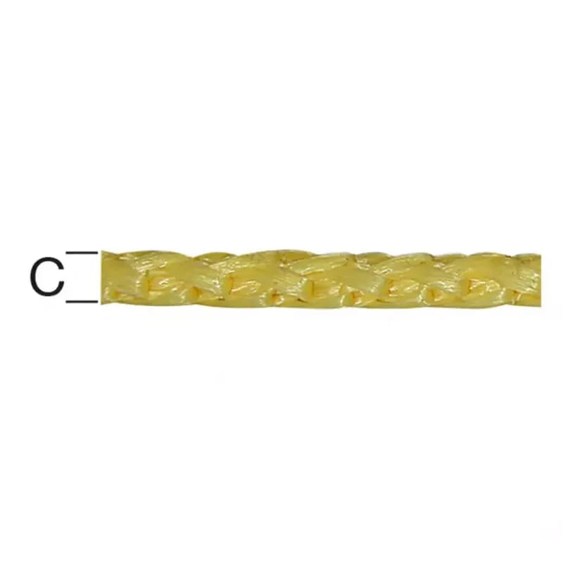 Polypropylén Lano Žltá – Priemer 4 mm - Tovar na Mieru 1