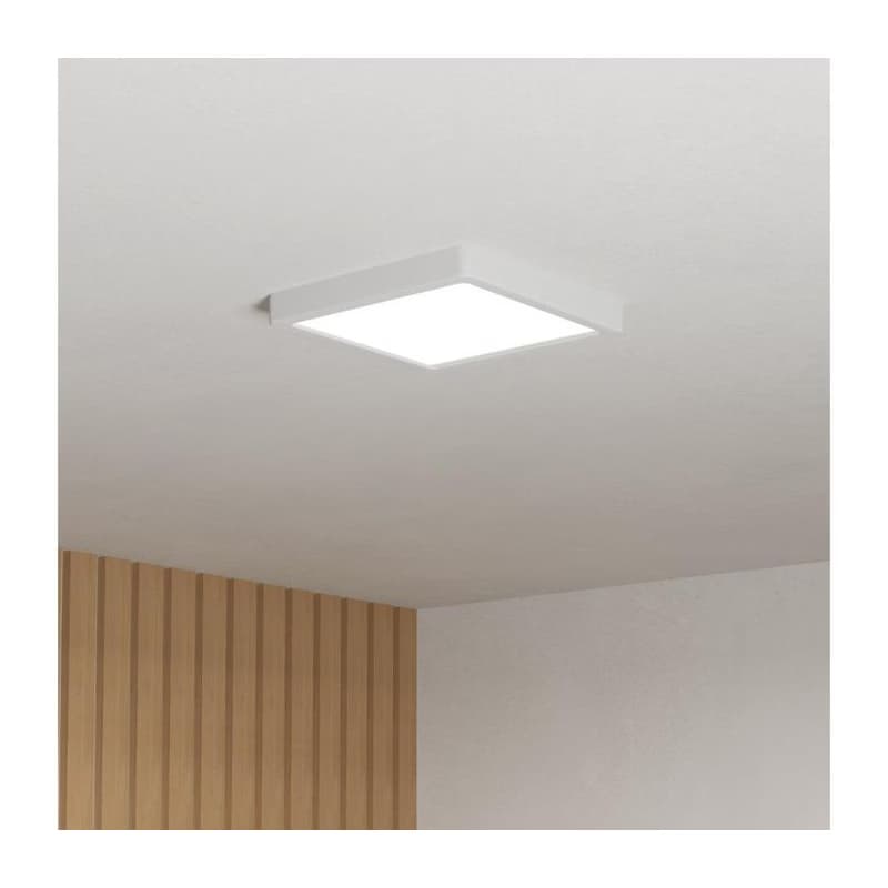 Eglo 901336 - LED Kúpeľňové stropné svietidlo FUEVA LED/10,5W/230V 22x22cm IP44 biela 901336